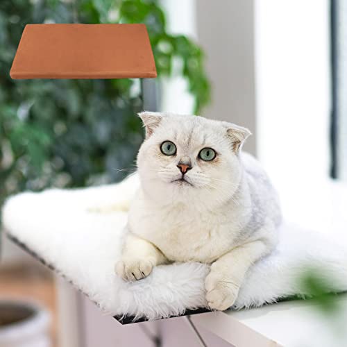 Topmart Windowsil Cat Perch Seat & Brown Replacement Pad And Cover #TOP25