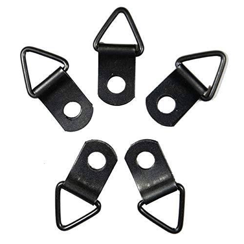 Image of Black Anodized Small Triangular Picture Hanger 10 Pack