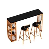 Assemblage simple : cet ensemble table de bar et chaises est livré avec toutes les pièces, outils et instructions nécessaires pour un assemblage rapide et facile, ce qui rend l'installation simple.