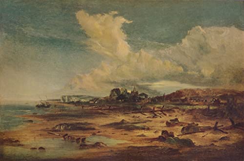 Toile avec image église de John Constable | Impression affiche salon 60x90cm