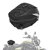 JFG バイク シートバッグ ヘルメットバッグ 22－30L 拡張機能あり 撥水 防水 耐久性 固定ベルト付き 汎用 オートバイ オフロード スクーター ストリート 原付 ツーリングバッグ