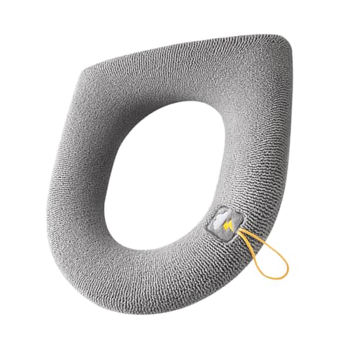 COSMEVIVI Soft Thicker Toilet Seat Cover Pad Washable Seat Cover Universal Toilet Pad Senior-Friendly Easy Maintenance
