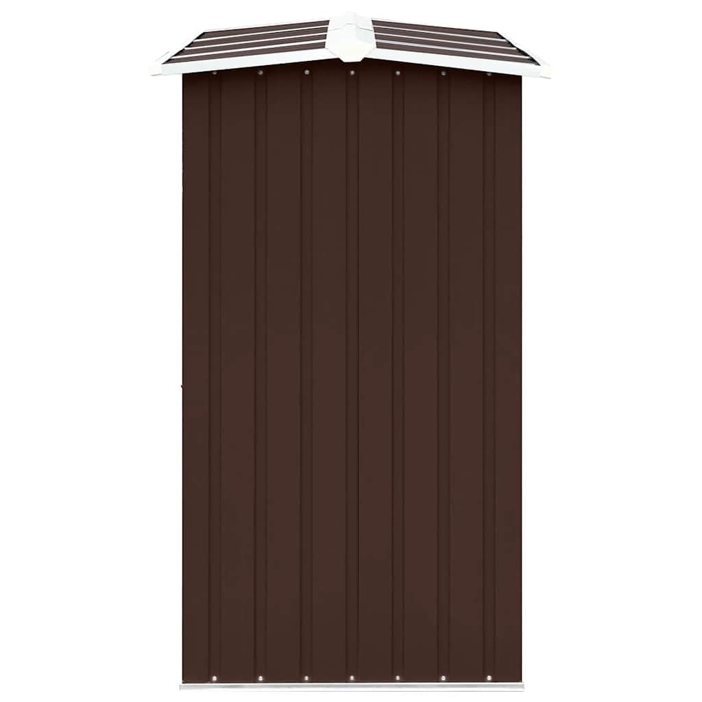 Casetilla para leña Acero galvanizado marrón 330x92x153 cm, Casa y jardín Accesorios para hornos de leña y chimeneas Accesorios para Bolsas y Soportes de leña, Marrón, 26.36kg