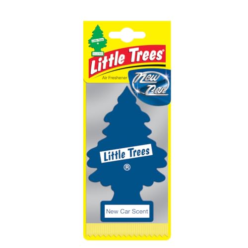 Image of LITTLE TREES Car Air Freshener | Hanging Paper Tree for Home or Car | New Car Scent