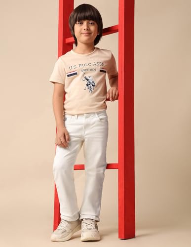 Image of Relaxed fit Boys Cotton Jeans