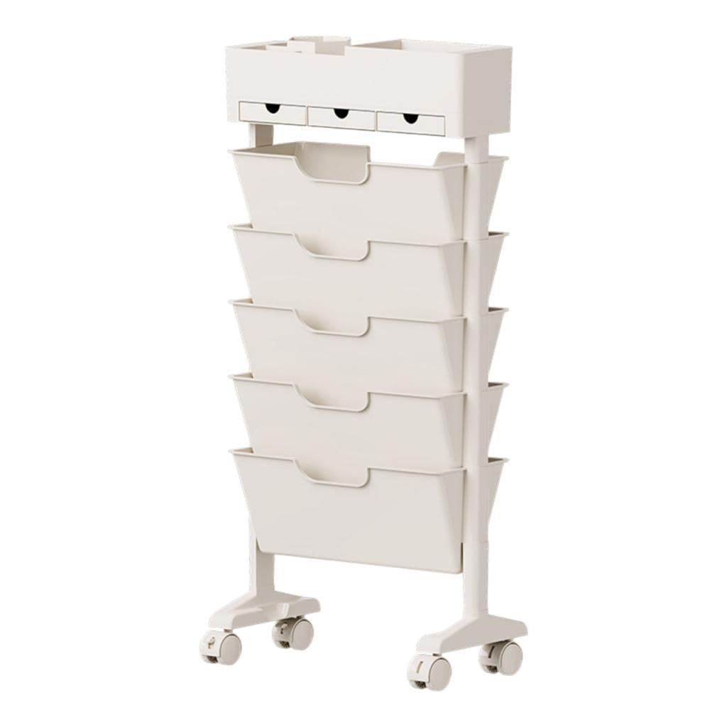 Étagère à livres robuste meuble de rangement mobile pour la classe et maison