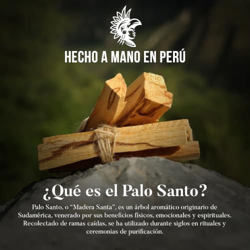 Miniatura 3 de Portentum Palo Santo Incienso Natural Xl - 100 Gr. 9-13ud. Origen Perú - Madera Sagrada Para Quemar, Auténtico, En Pack Premium
