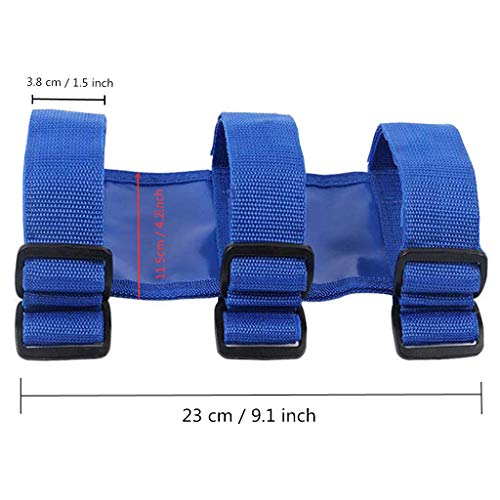 PSLER Universal Car Roll Bar Fire Extinguisher Holder Mount for Jeep Wrangler JK YJ TJ JL JKU JLU (Blue)