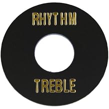 Allparts AP 0663 023 Rhythm Treble Plate and Small Parts for Electric Guitar Black