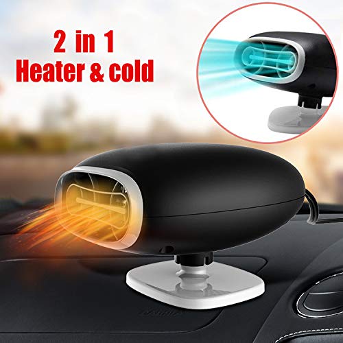 Tengcong Mini Car Heater Defroster 12V Car Heater Cooling Fan Window Demister Fast