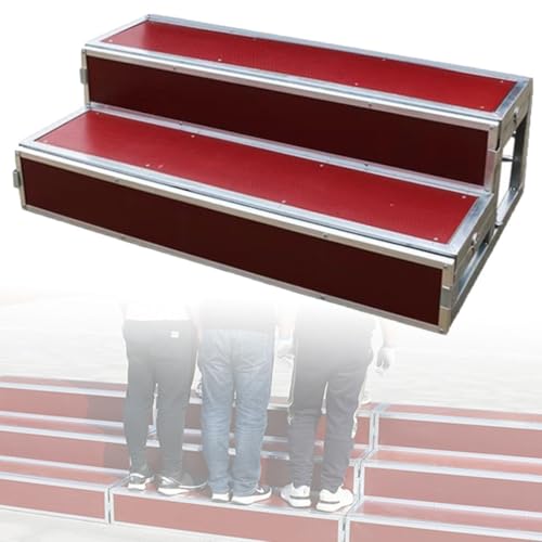 Elevadores de escenario corales, diseño antideslizante de metal y madera contrachapada para salas de conciertos de boda y conferencias