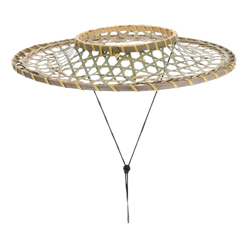 Chapeau conique en bambou léger résistant pour costume asiatique confortable