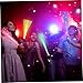 Abaodam 24pcs Fiber Optic Wands Glow Sticks for Halloween Parties Stage Performances and Decorations Flexible Light up Fiber Lights Led Beads