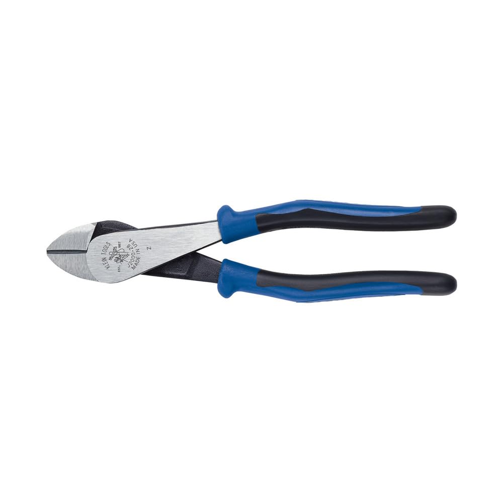 Klein Tools Los alicates de corte diagonal J2000-28 tienen un diseño resistente de alto apalancamiento, 8 pulgadas