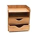 Lipper International 1804 Bamboo Wood 4-Tier Desk and Office Supply Organizer, 7 5/8" x 5 1/8" x 8 1/4"