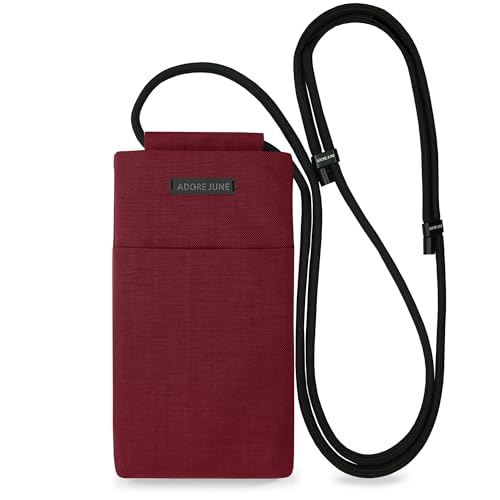 Sacoche bandoulière Move Adore June pour smartphones de 6 à 6,3 pouces, bordeaux