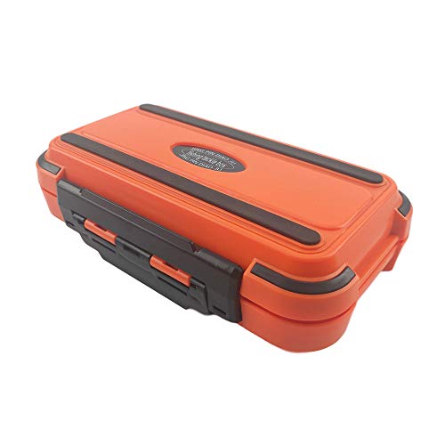Caja De Aparejos De Pesca De Doble Cara Caja De Almacenamiento De Equipo De Pesca Portátil A Prueba De Agua para Colocar Anzuelos, Señuelos Cebos Pequeñas Joyerías