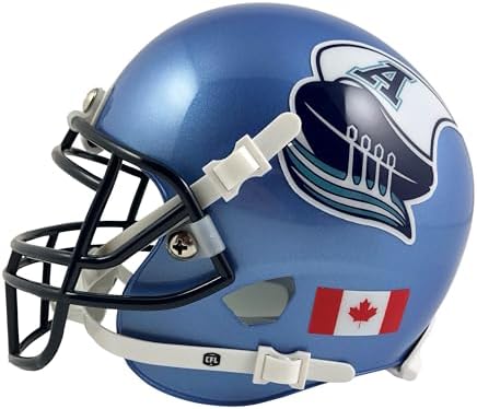 Inglasco CFL Toronto Argonauts 5" Mini Replica Player Helmet — view 2