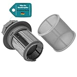 Komplettfilter ELECTROHOGAR Kompatibel mit Spülmaschinen von Balay, Bosch, Siemens, Neff und andere. Maße: 13 x 8,5 x 9,5 cm. Dieser Mikrofilter enthält auch den Netzfilter für kleinere Partikel.