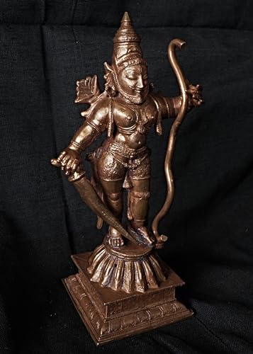 Image of Copper Standing Sastha Idol 5.1 in | 470g