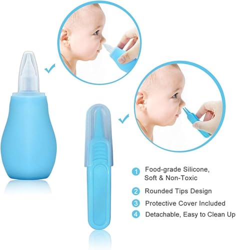 Wxa Baby Grooming Kit, Infant Safety Care Set With Hair Brush Comb Nail Clipper Nasal Aspirator,Baby Essentials Kit For Newborn Girls Boys thumb #2