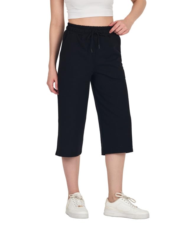 COMEOR Jogginghose Damen 3/4 - Sporthose Kurz Caprihose, Kurze Hose...