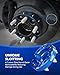 Orion Motor Tech 6x5.5 Wheel Spacers 1.25in Blue Wheel Spacer Kit Compatible with FJ Cruiser Tacoma 4Runner Tundra, 6x139.7mm Hub Centric Wheel Spacers 106mm Bore with 12x1.5 Studs, Set of 4