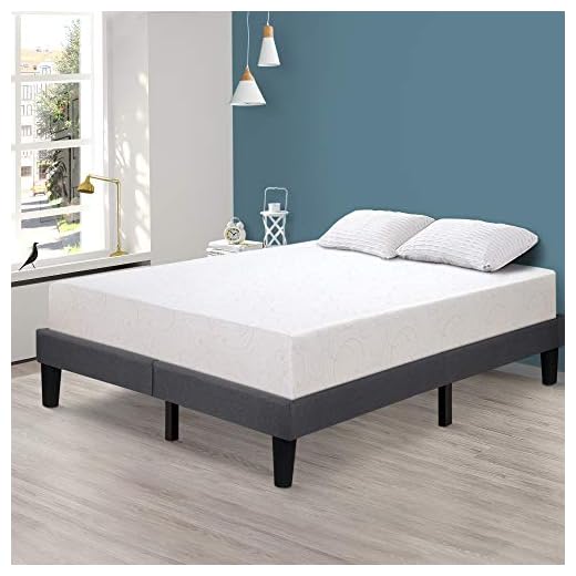 PrimaSleep 9 Inch Multi-Layered Memory Foam Queen Mattress, White