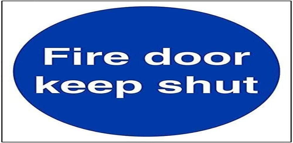 Eco Friendly Fire Door & Mandatory- Fire Door Keep Shut - 150 X 150mm