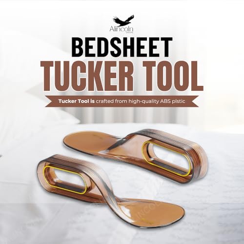 Image of ALINCOLN Premium 11 inch 2 Pack Bedsheet Tucker Tool for Bed Making | Double Bed Mattress Lifter and Bed Sheet Tucking Tool for Elderly, Pregnant Women & Back Pain | Durable ABS Plastic