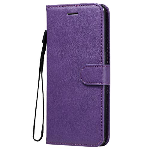 Preisvergleich Produktbild Hülle für Oppo Reno4Pro 5G Hülle Handyhülle [Standfunktion] [Kartenfach] [Magnetverschluss] Tasche Etui Schutzhülle lederhülle klapphülle für Oppo Reno4Pro 5G - JEKT052264 Violett