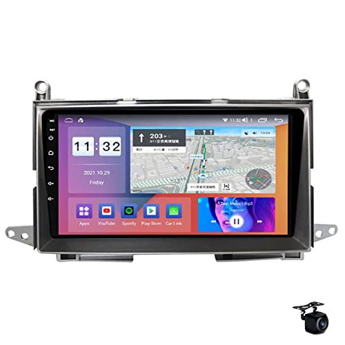 Autorradio Android 12 Doble DIN para Toyota Venza 2009-2013, 9' GPS Navigation, FM Bluetooth, WiFi, 4G/5G, CarPlay, Mirror Link, Reproductor de Video + cámara incluidos.