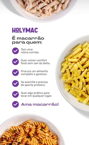 MACARRÃO PROTEICO SEM GLÚTEN HOLYSOUP MAC QUEIJO 190G