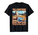 Yellowstone Road Trip 2026 Making Memories Together Vacay T-Shirt