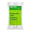 Amazon Basics Mini vasos desechables de plástico transparente, 3 onzas, 100 unidades