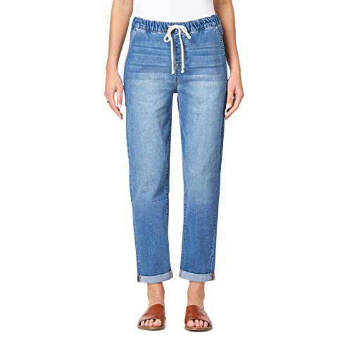 Angels Forever Young Damen Signature Relaxed Jogger Jeans, Pazifik, S