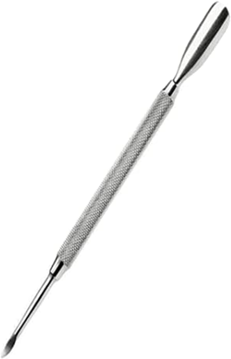 Double Sided Stainless Steel Nail Cuticle Pusher Remover Manicure Tool