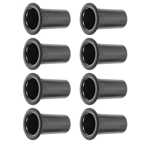Vaguelly 40mm口径プラ製スピーカーポートチューブ8個セット サブウーファーボックス用ABS製低音強化ポート ホームオーディオ カーオーディオ