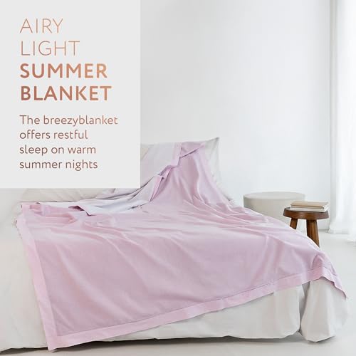 Manta de verano transpirable RELAXOUND Breezyblanket con efecto AirFlair de 3 capas 4