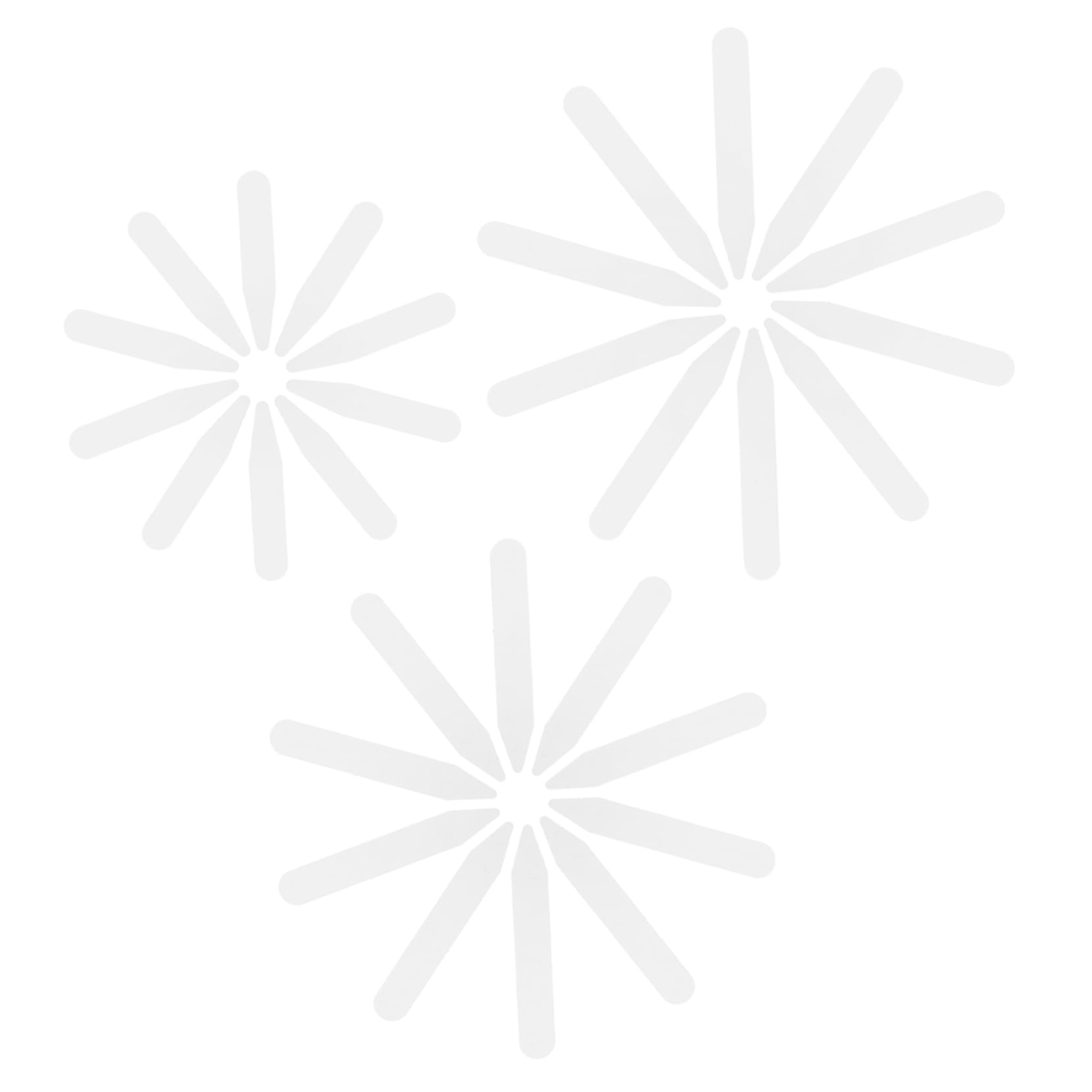 Holibanna Collar Stay 200pcs Nylon Plastic 5cm 6.5cm 7cm Neck Support for Crisp Collar