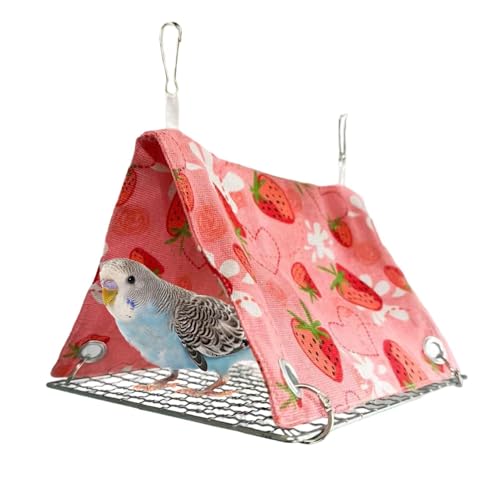 Parrot Bed Triangular - Breathable Bird Enrichment, Comfortable Conure Sleeping Hammock, Durable Small Bird Nest | Resting Place