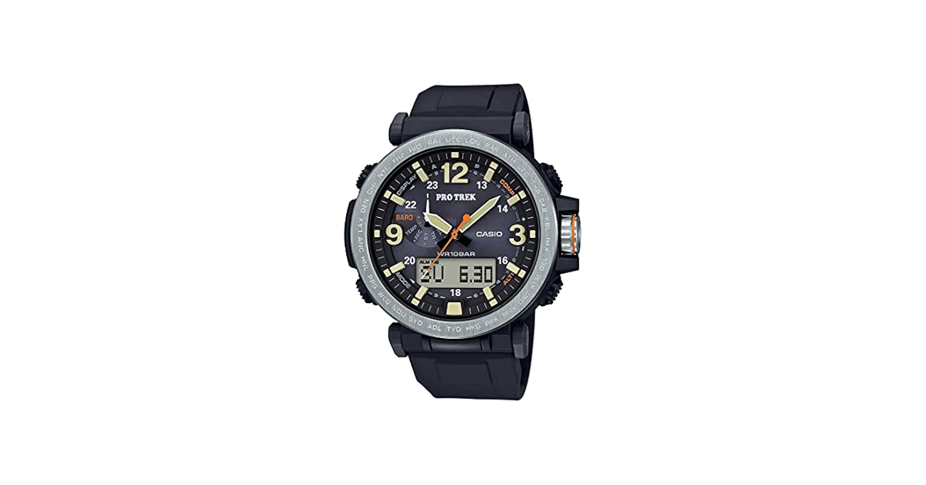Amazon.com: Casio PRG600 Series | Pro Trek | Black | 100M WR