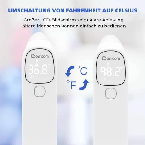 Thermomètre médical Berrcom auriculaire et frontal infrarouge