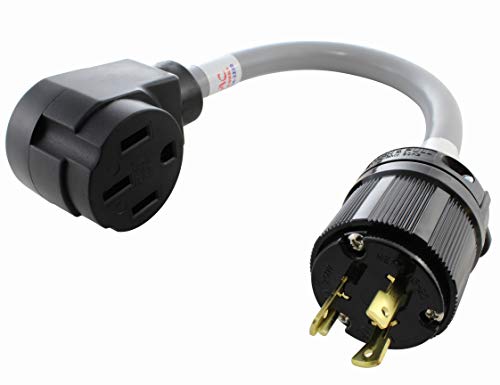 Ac Works Electric Vehicle Charging Adapter For Tesla Use (L6-20 20A 250V Locking To Tesla) #TOP29