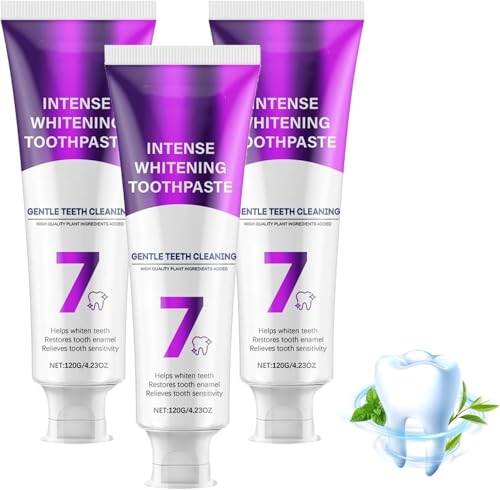 Zahnpasta Probiotische Whitening -Zahnpasta 7-Pro Intensive Zahnaufhellung Zahnpasta FüR Zahn- Und Gingiven Minzgeschmack Frischer Atemzug (B-3PCS)