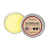 knapp made cast iron seasoning wax steel seasoning wax
