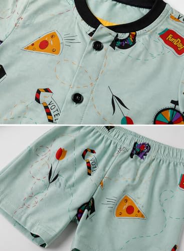 Image of 3BROS Baby Boys & Baby Girls Cotton Hosiery Clothing Set Half Sleeves T-shirt with Matching Pants (DB20HS6027 Parent)