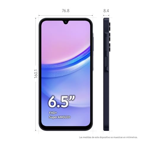 Samsung Galaxy A15 256 GB - Smartphone Android LTE Negro - Imagen 4