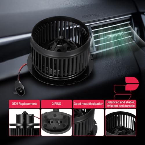 Image of BDFHYK AC Heater Blower Motor Fan 76982 Compatible with Ford 2006-2010 Explorer, Compatible with Mercury 2006-2010 Mountaineer,HVAC Blower Motor Assembly Replacement for 6L2Z19805B MM1079