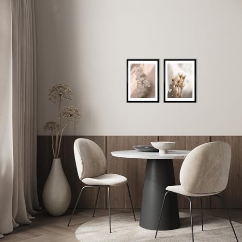 pf+a REAL GLASS A3 Black Frame Glass - PREMIUM A3 Picture Frame Black - Oxford A3 Print Portrait and Landscape Display - Image 2